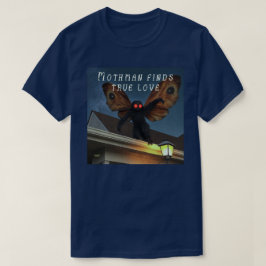 Camiseta Mothman encuentra verdadero amor