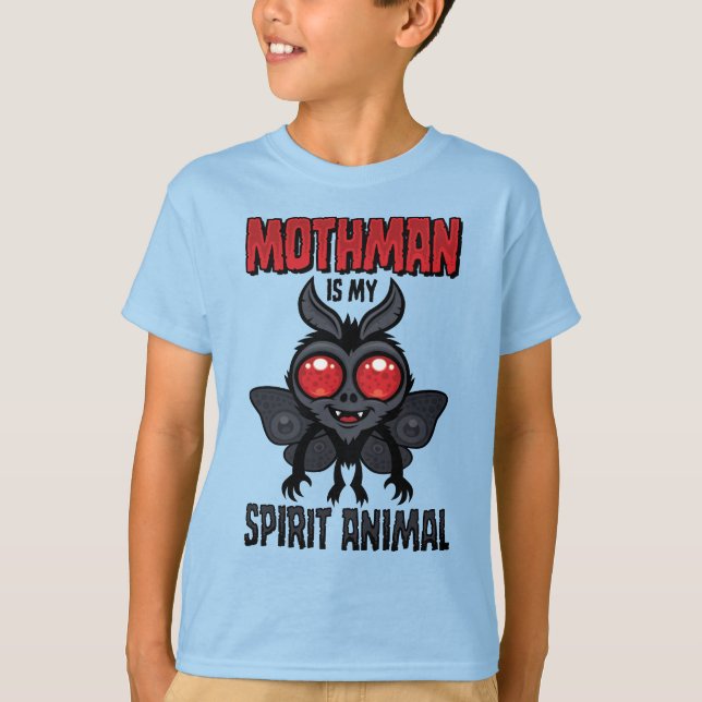 Camiseta Mothman Es Mi Animal Espiritual (Anverso)