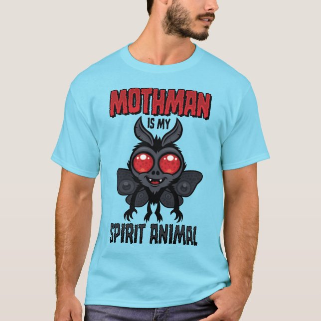 Camiseta Mothman Es Mi Animal Espiritual (Anverso)