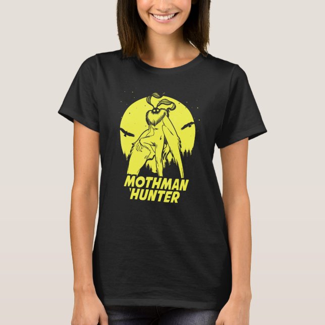 Camiseta Mothman Esconde a Campeón de la Búsqueda Criptid (Anverso)