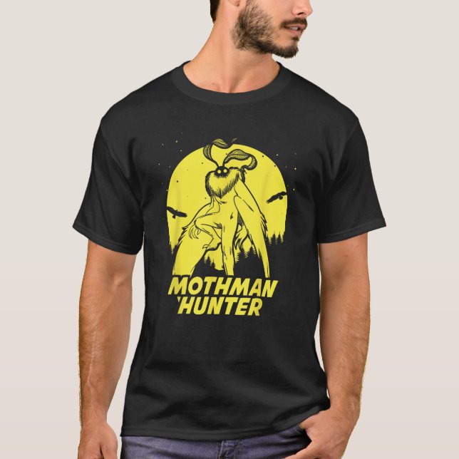 Camiseta Mothman Esconde a Campeón de la Búsqueda Criptid (Anverso)