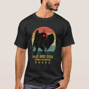Camiseta Mothman Esconde Y Busca Al Campeón Mundial Guay Mo