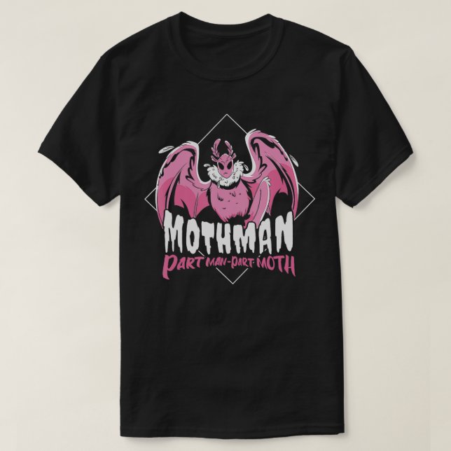 Camiseta Mothman Funny Cute Criptozoología Criptica (Diseño del anverso)