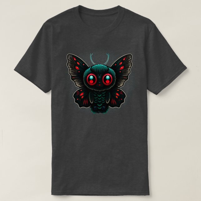Camiseta Mothman kawaii 1 (Diseño del anverso)