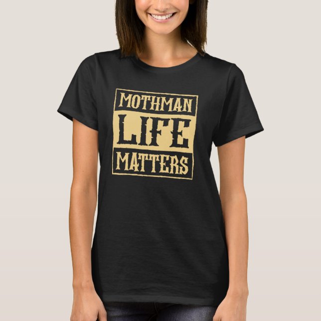 Camiseta Mothman Life Matters, Cryptozoolo del folclore cri (Anverso)
