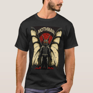 Camiseta Mothman Misteria Creatura Ala 1