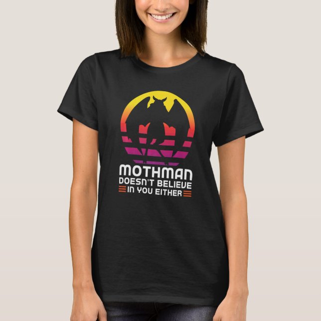 Camiseta mothman no cree Cryptozoology Mothman Prem (Anverso)