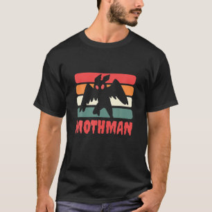 Camiseta Mothman retro criptozoológico