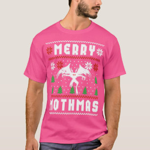 Camiseta Mothman Ugly Navidades sudan moras de moras