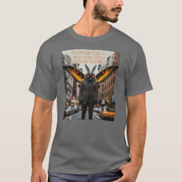 Camiseta Mothman va a la ciudad de Nueva York