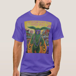 Camiseta Mothman va a Mardi Gras