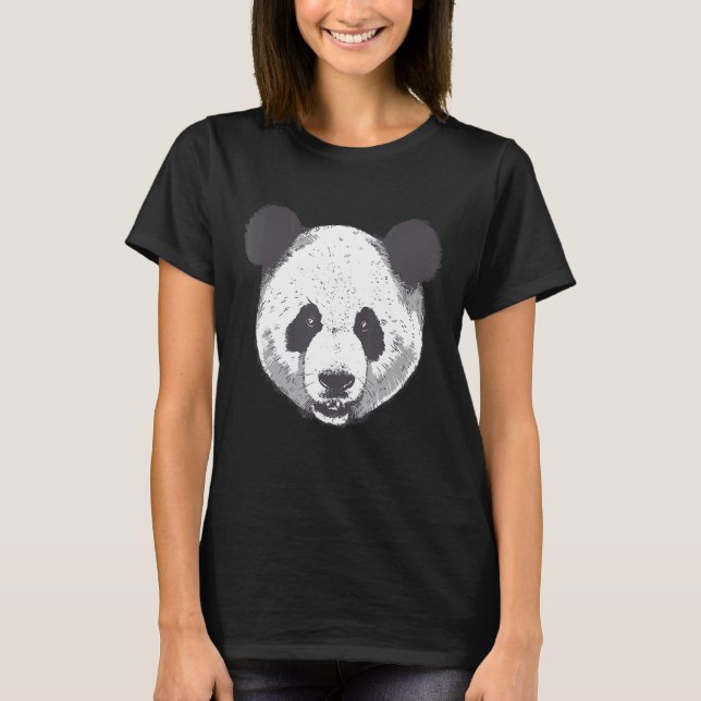 Camiseta Motif de animales masculinos de Panda A (Anverso)