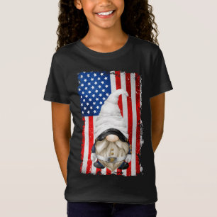 Camiseta Motif De Bandera Estadounidense Para Veterano Y Di