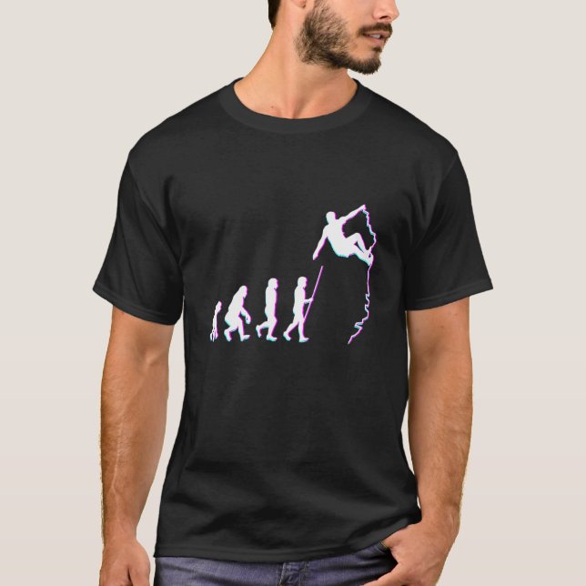Camiseta Motif de escalada que dice escalada (Anverso)