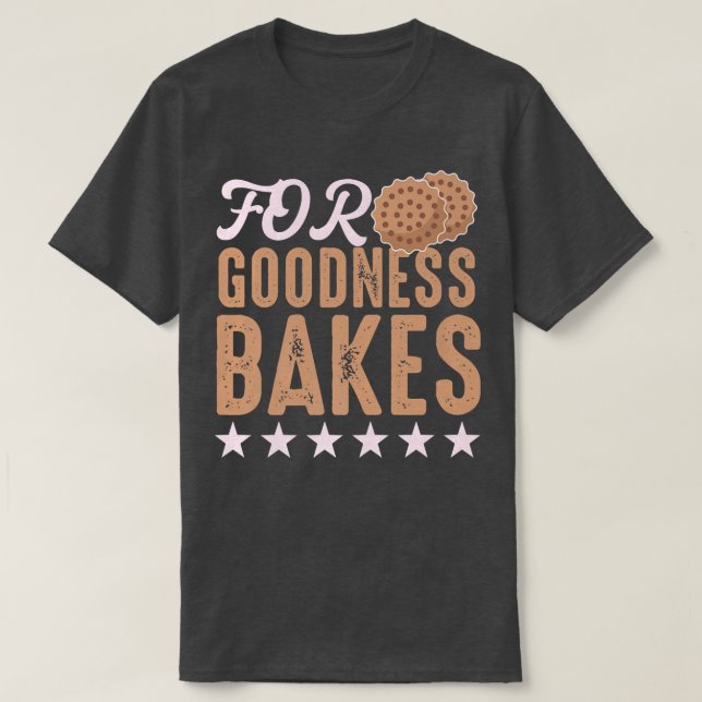 Camiseta Motif de horneado para panaderías de pasteles y ga (Diseño del anverso)