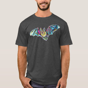Camiseta Motif de la noche del murciélago Vampiro ala de Ha