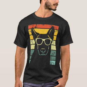 Camiseta Motif de perro de pastor alemán retro vintage