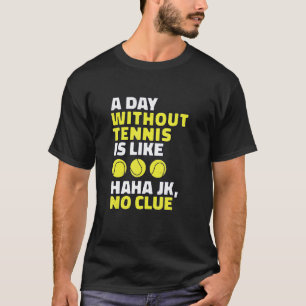 Camiseta Motif De Tenis Con Tenis Diciendo Como Tenis Diver