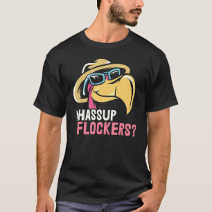 Camiseta Motif Flamingo Para Jardín Y Piscina Con Sexo