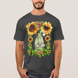 Camiseta Motif Floral De Girasol Para Los Amantes De Dandel