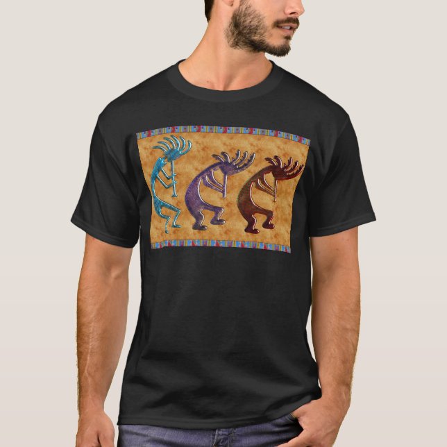 Camiseta Motif nativo americano de Kokopelli 3D (Anverso)