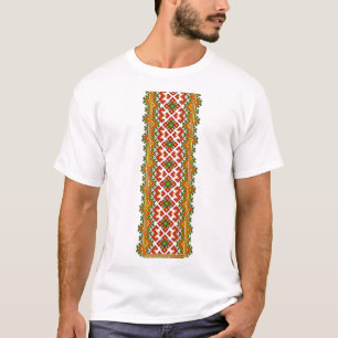 Camiseta Motif Tradicional, Motif Tradicional Rumano T-S