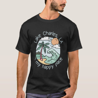 Camiseta Motiv Playa Mi Lugar Feliz Lake Charles