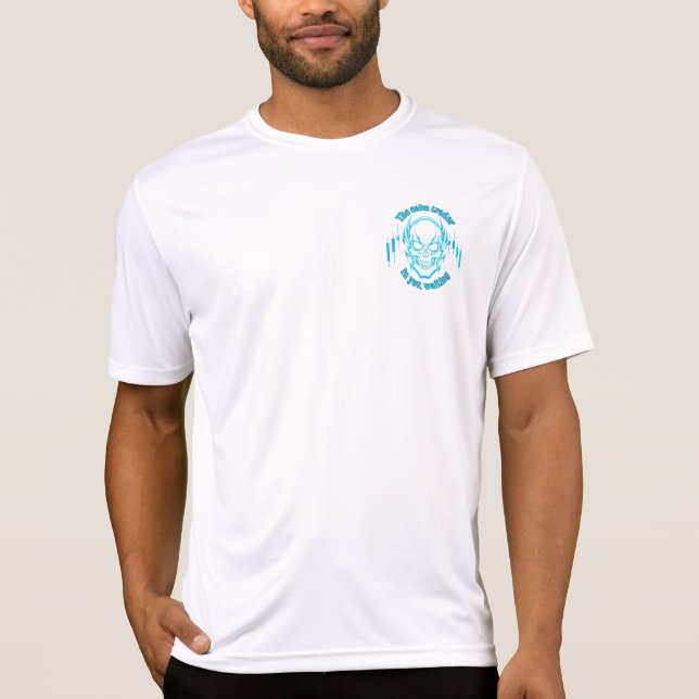 Camiseta Motivación comercial | Calavera | Calm Trader (Anverso)
