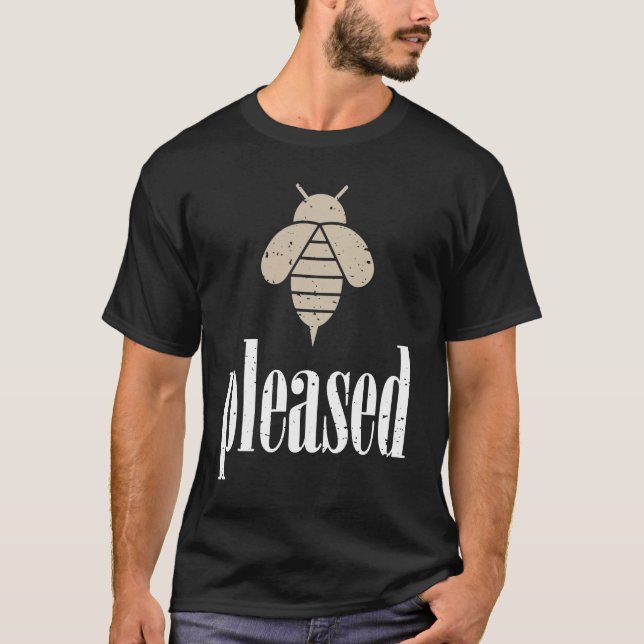 Camiseta Motivación De Abeja Beige Alegre 4 (Anverso)