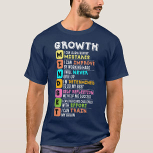 Camiseta Motivación de citas positivas de mentalidad de cre