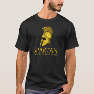 Camiseta Motivación de disciplina de honor de fuerza espart