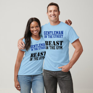 Camiseta Motivación de Entrenamiento de Caballero y Bestia