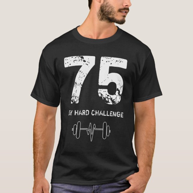 Camiseta Motivación de entrenamiento de entrenamiento de 75 (Anverso)