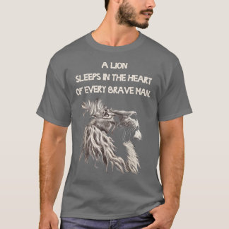 Camiseta Motivación de entrenamiento Hombre valiente Empres