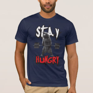 Camiseta Motivación de entrenamiento: mantente hambriento