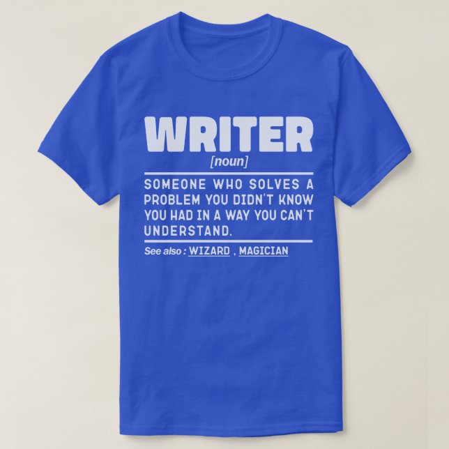 Camiseta Motivación de escritura de definición moderna de e (Diseño del anverso)