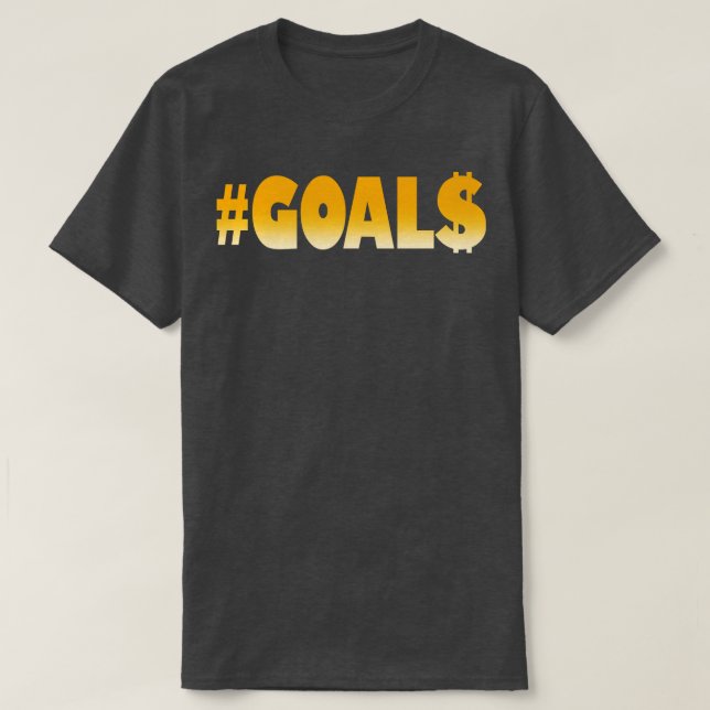 Camiseta Motivación de éxito de los Objetivos de Año Nuevo  (Diseño del anverso)