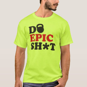 Camiseta Motivación de fitness de entrenamiento (Kettlebell