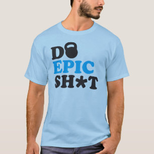 Camiseta Motivación de fitness de entrenamiento (Kettlebell