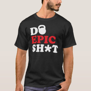Camiseta Motivación de fitness de entrenamiento (Kettlebell