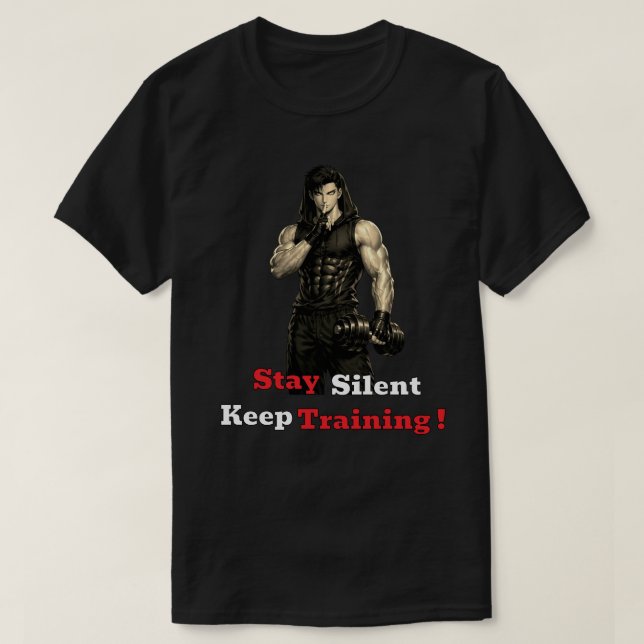 Camiseta Motivación de Gimnasio Anime (Diseño del anverso)