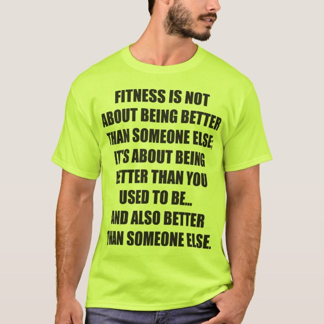 Camiseta Motivación de gimnasio divertida (Anverso)
