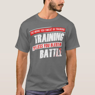 Camiseta Motivación de gimnasio más sudor en entrenamiento,