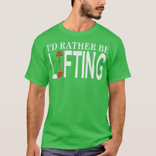 Camiseta Motivación de gimnasio Prefiero levantar pesos