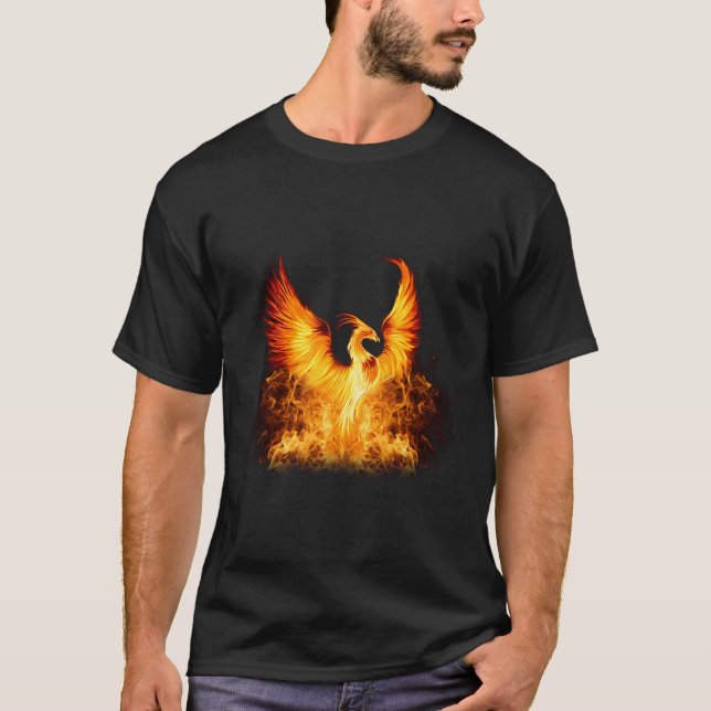Camiseta Motivación de inspiración de Phoenix Fire Fenix (Anverso)