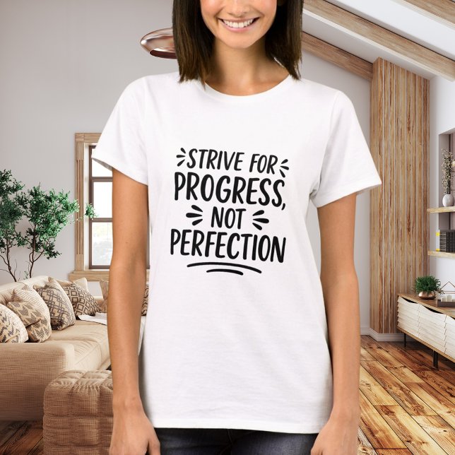 Camiseta Motivación de la cita blanca negra (Subido por el creador)