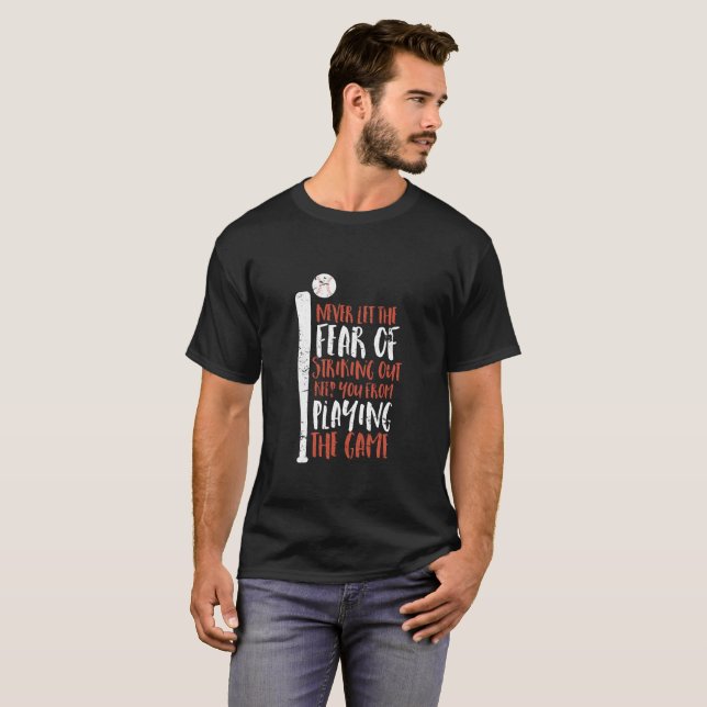Camiseta Motivación de la cita deportiva Inspiradora en béi (Anverso completo)