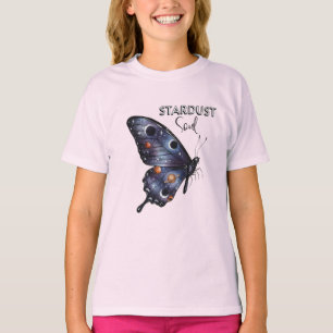 Camiseta motivación de la mariposa espacial