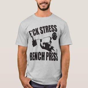 Camiseta Motivación de levantamiento de pesas - Estrés de F