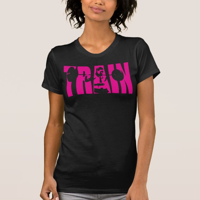 Camiseta Motivación de levantamiento de pesas para mujeres  (Anverso)